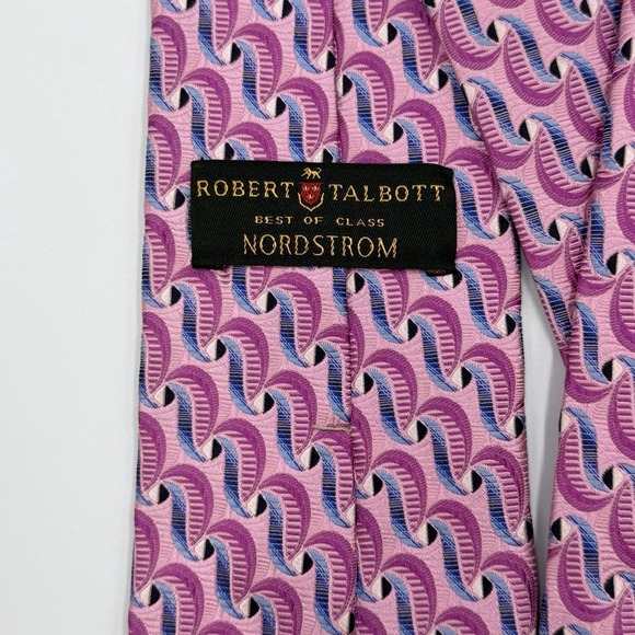 Robert Talbott Other - Robert Talbott Best Of Class‎ Silk Necktie Mens Pink Geometric Designer Tie